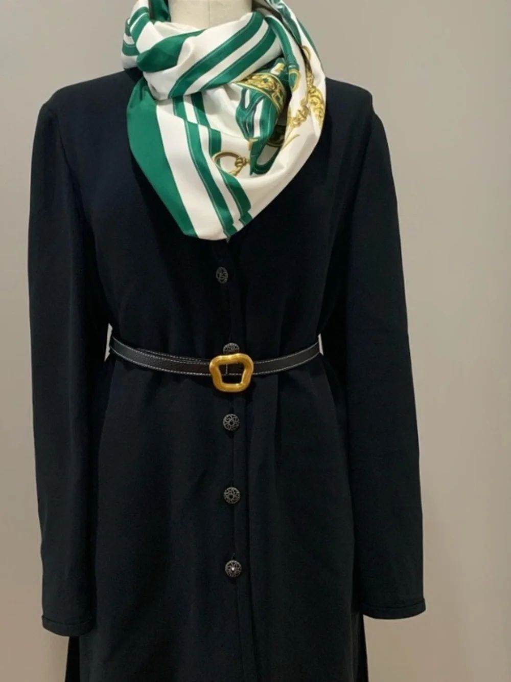 🛍️Valentino “Miss V” Authentic Vintage 1980s “Power Blazer Dress” - Picture 5 of 16